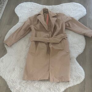 H&M Classic Beige Cotton Trench Coat